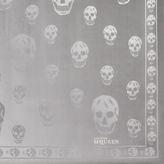 Thumbnail for your product : Alexander McQueen Degrade Silk Chiffon Skull Scarf