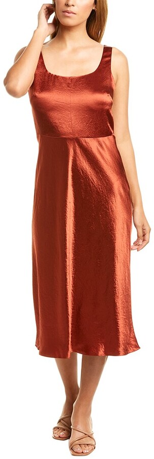 Fitted Satin Slip Dress