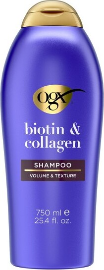 OGX OGXThick&FullBiotin&CollagenSalonSizeVolumizingShampooforThinHair-25.4floz