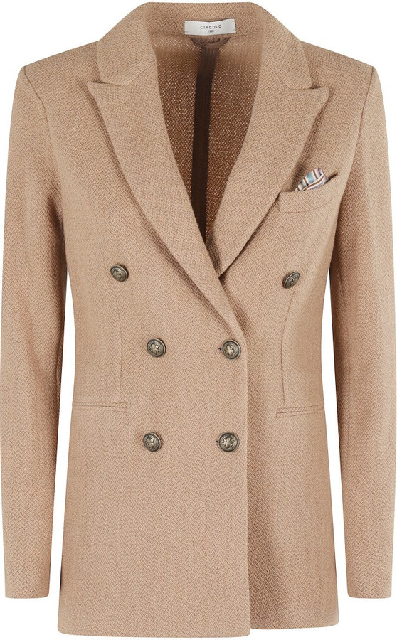 Camel Wool Blazer ShopStyle