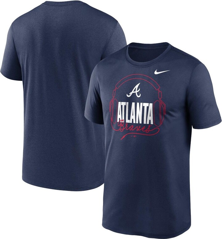 Mlb Atlanta Braves Gray Men's Short Sleeve V-neck Jersey : Target