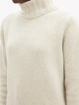 Thumbnail for your product : The Elder Statesman Roll-neck Cashmere Sweater - White