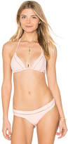 Thumbnail for your product : Pilyq Mesh Tri Bikini Top
