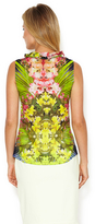 Thumbnail for your product : Elie Tahari Selena Tropical Print Silk Blouse