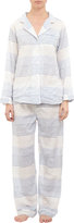 Thumbnail for your product : Steven Alan Piped Stripe-print Pajama Top