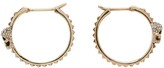 Thumbnail for your product : Alexander McQueen Gold Skull Hoop Earrings