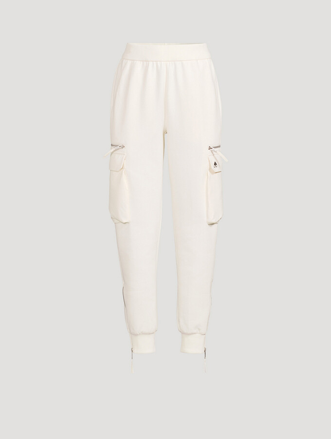 By Anthropologie Eyelet Cargo Joggers