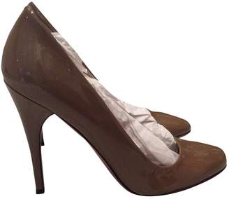Prada \N Beige Patent leather Heels