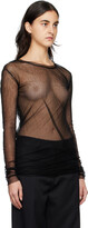 Thumbnail for your product : Ann Demeulemeester Black Karen Long Sleeve T-Shirt
