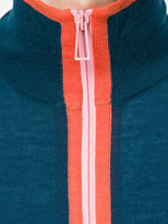 Thumbnail for your product : Paul Smith striped zip up sweatshirt