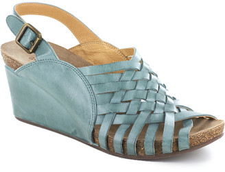 chocolat blu web woven wedge