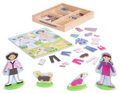 Melissa and Doug Best Friends Magnetic Dress-Up Magnetic Activity Set