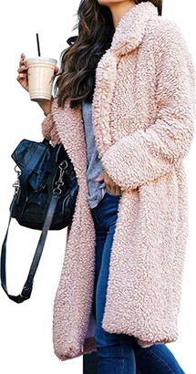 blush teddy bear coat