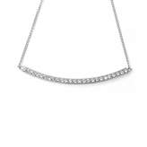 Thumbnail for your product : Anna Lou of London Crystal Bar Necklace