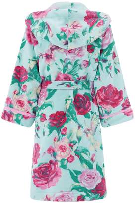 Monsoon Florencia Rose Print Dressing Gown