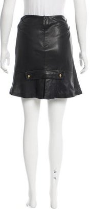 Prabal Gurung Leather Mini Skirt w/ Tags