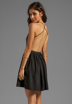 Thumbnail for your product : Blaque Label Leather Detail Mini Dress
