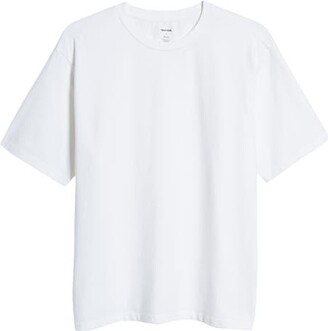 Open Edit Men's Clean Oversize Stretch Organic Cotton T-Shirt