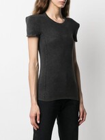 Thumbnail for your product : R 13 padded shoulders T-shirt