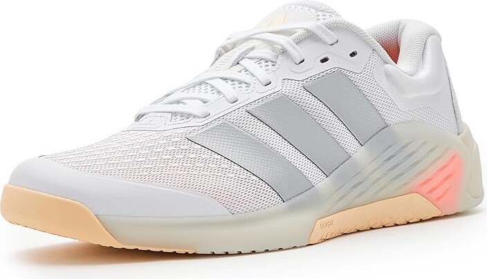 adidas Dropset 4 Power Trainer Training Shoes Women's Boots White/Silver Metallic : 8 B - Medium, Rubber