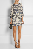 Thumbnail for your product : Needle & Thread Empress sequin-embellished crepe mini dress