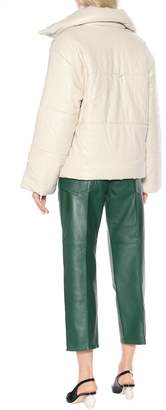 Nanushka Hide faux leather puffer jacket