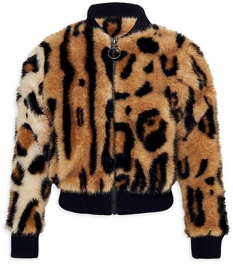 Bardot Junior Girl's Ocelot & Leopard Faux Fur Bomber Jacket - ShopStyle