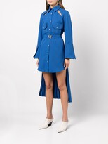 Thumbnail for your product : Thebe Magugu Pleated-Skirt Shirt Dress