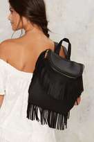 Thumbnail for your product : Factory Blush With Fate Fringe Backpack - Black