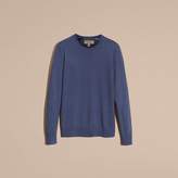 Thumbnail for your product : Burberry Check Jacquard Detail Cashmere Sweater