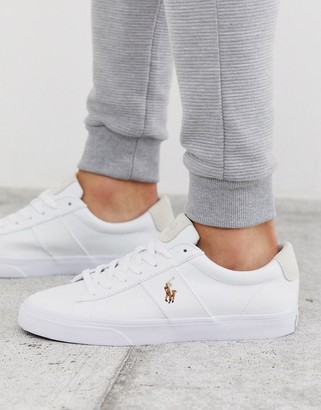 white polo canvas shoes