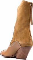 Thumbnail for your product : Zimmermann Panelled Leather Boots