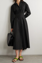 Thumbnail for your product : Marni Cotton-poplin Midi Shirt Dress - Black