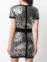 Thumbnail for your product : Philipp Plein Sequinned Short-Sleeve Mini Dress