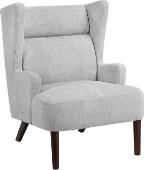 Wildon Home Fashionable Chenille Wingback Chair Plywood Construction Home Decor Upholstery Stable Frame For Living Space