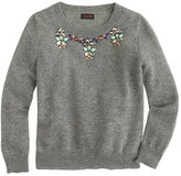 Thumbnail for your product : J.Crew Girls' cashmere necklace sweater