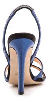 Thumbnail for your product : Chrissie Morris Tina Python Sandals