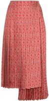 Thumbnail for your product : Fendi Gate printed midi skirt
