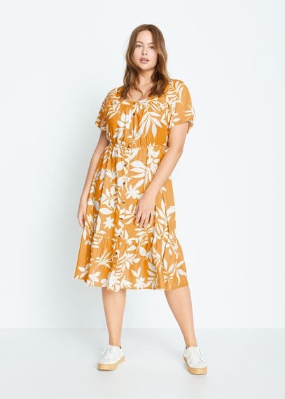 mango tropical dress
