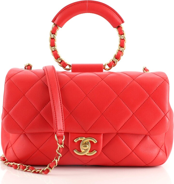 Chanel In The Loop Flap Bag Quilted Lambskin Medium - ShopStyle