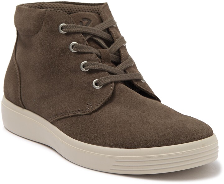 ecco soft classic leather sneaker