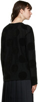 Thumbnail for your product : Comme des Garçons Homme Plus Black Polka Dot Sweater