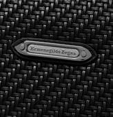 Thumbnail for your product : Ermenegildo Zegna PelleTessuta Leather Carry-On Suitcase - Men - Black