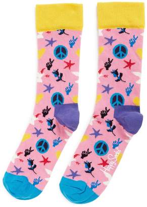 Happy Socks Peace and Love socks