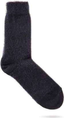 Mulberry Mohair Solid Socks