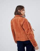 Thumbnail for your product : ASOS Curve CURVE Suede Jacket