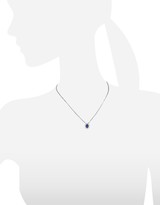 Thumbnail for your product : Incanto Royale Diamond and Sapphire Drop 18K Gold Necklace