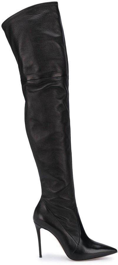 over the knee boots stiletto