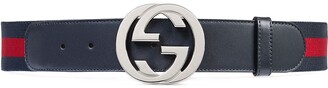 Gucci Web belt with G buckle