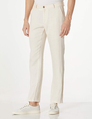 Island Company Men's Beachcomber Linen Pants in Seal Retail $145